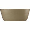 Bloomers Railing Planter with Drainage Holes, 24in Weatherproof Resin Planter, Sand 2440-1